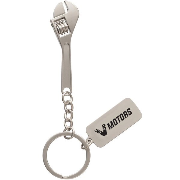 Wrench Metal Key Tag