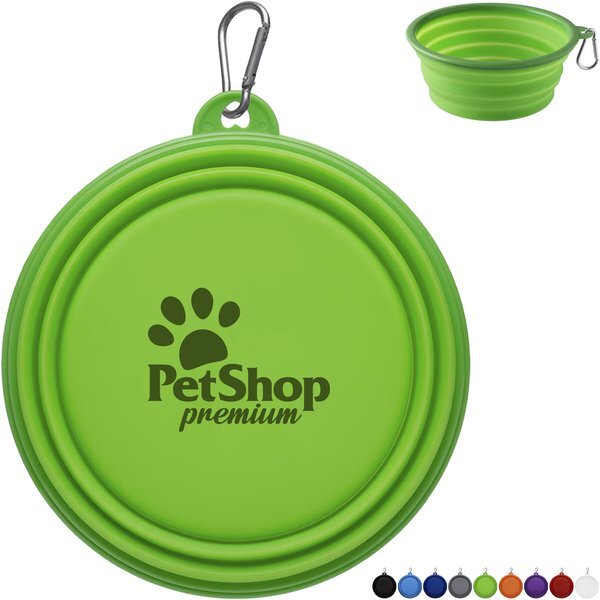 Large Collapsible Silicone Pet Bowl