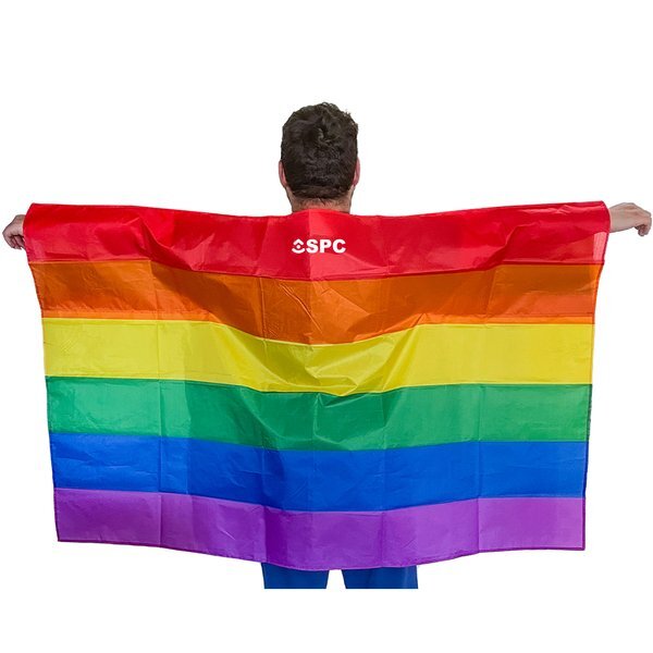 Rainbow Pride Body Flag