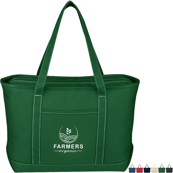 Large Starboard Cotton Canvas Tote Bag