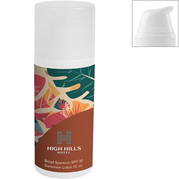 SPF-30 Sunscreen Lotion in Recycled Bottle, 1oz.