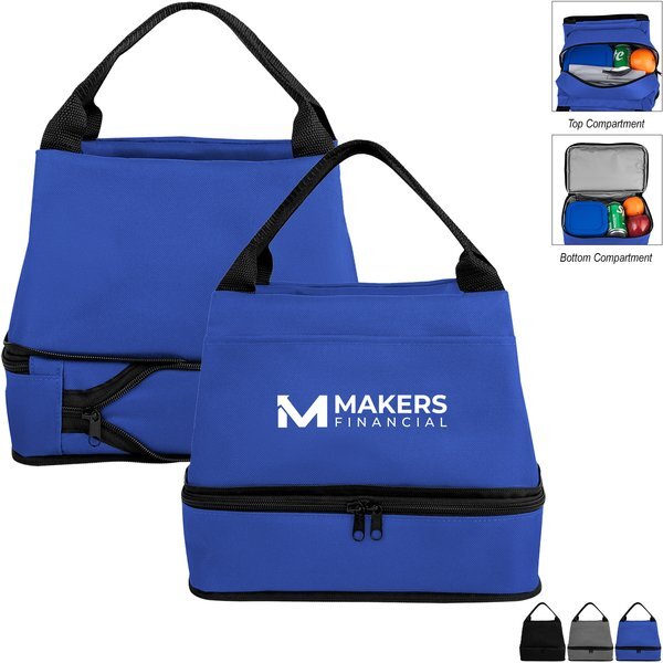 Denson rPET Expandable Dual Compartment Cooler Bag