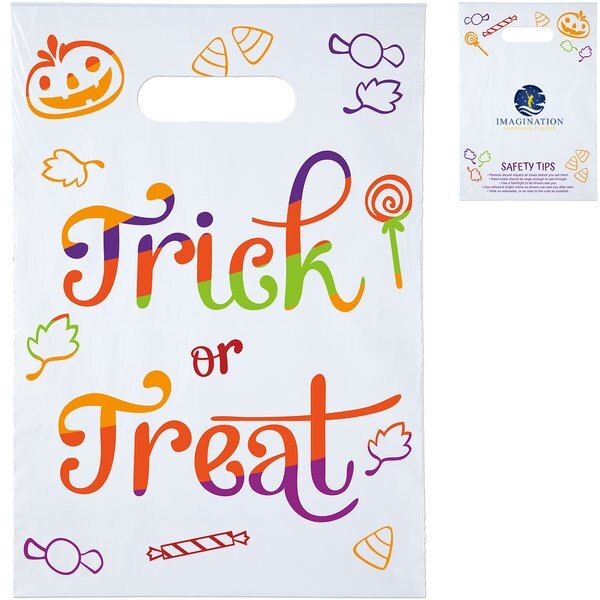 Candy Plastic Die Cut Bag, 9" x 13"