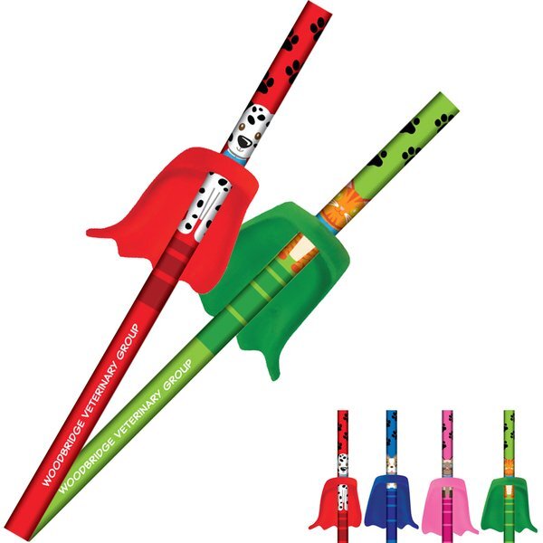 Animal Heroes Superhero Pencil with Eraser Cape