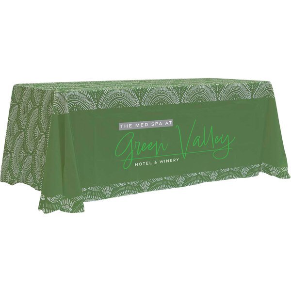Eco-Wise 4-Sided Table Throw, 6' - Full Color, Full Bleed