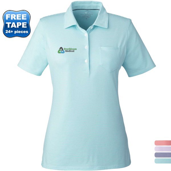 Vineyard Vines® Fanshell Tri-Blend Ladies' Polo
