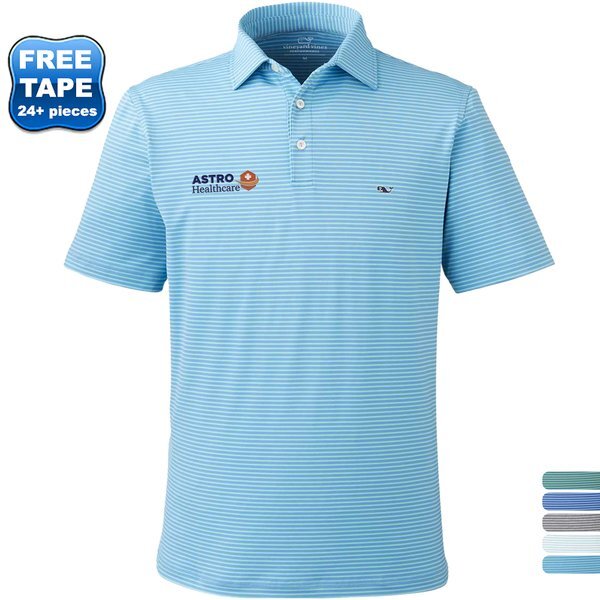 Vineyard Vines® Bradley Stripe Sankaty Men's Polo