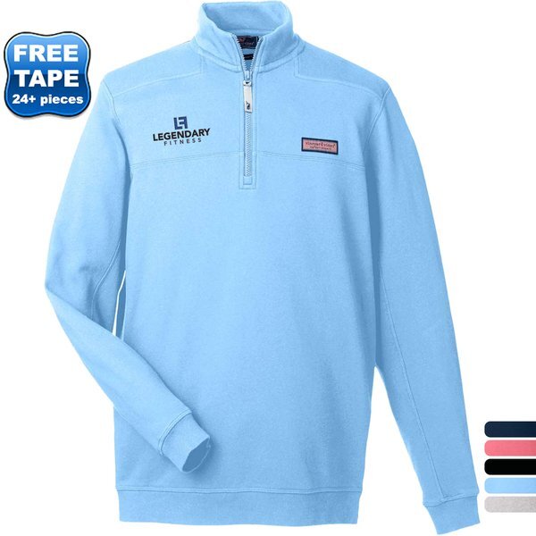 Vineyard Vines® Collegiate Shep Quarter-Zip Men's Sweatshirt Pullover