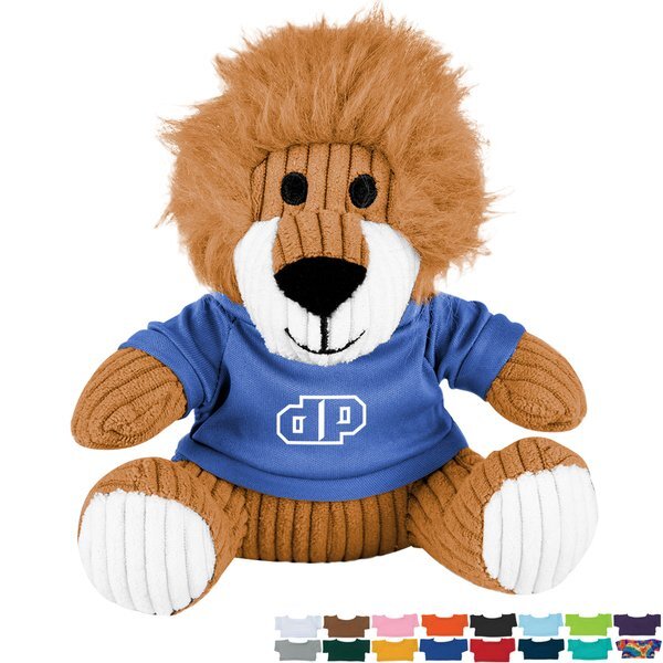 Rory Corduroy Plush Lion w/ Shirt, 6"