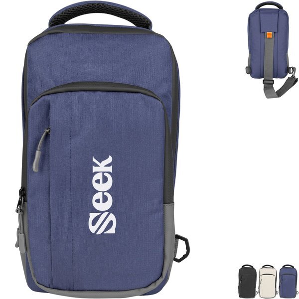 Ocean Plastic Two Tone Ripstop Sling Bag