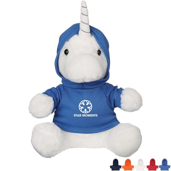 Mystic Plush Unicorn w/ Hoodie, 6"