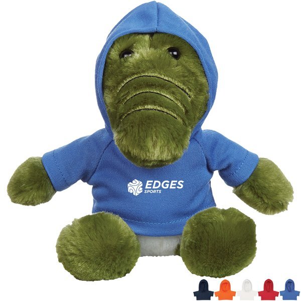 Allie Plush Gator w/ Hoodie, 6"