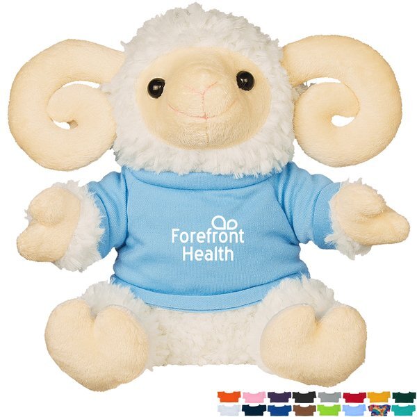 Rowdy Plush Ram w/ Shirt, 6"