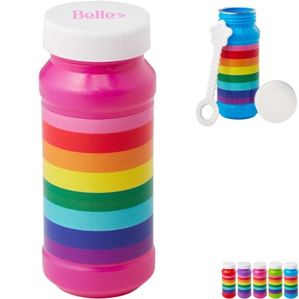 Rainbow Pride Bubbles, 4oz.
