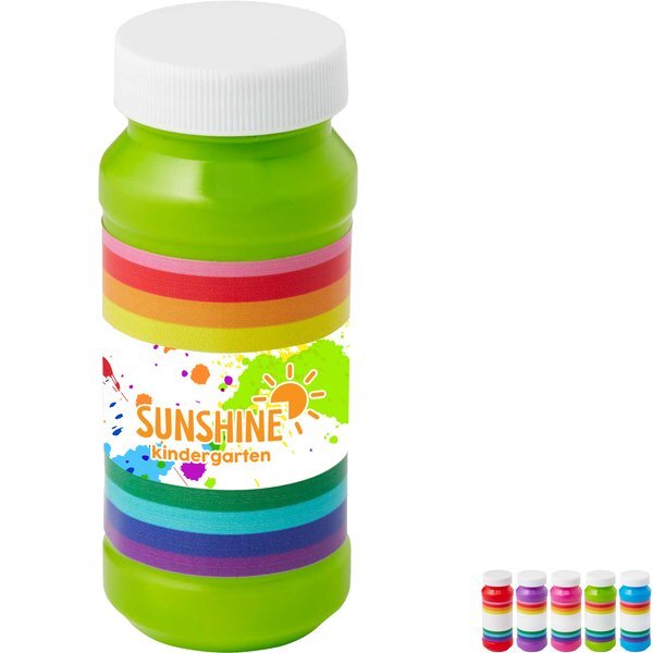 Rainbow Pride Bubbles w/ Full Color Label, 4oz.