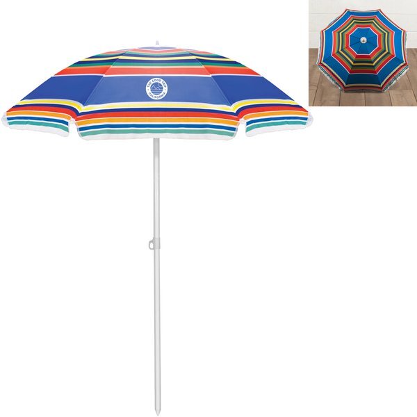 Portable Beach Umbrella, 60" Arc