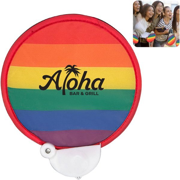 Rainbow Neck Fan