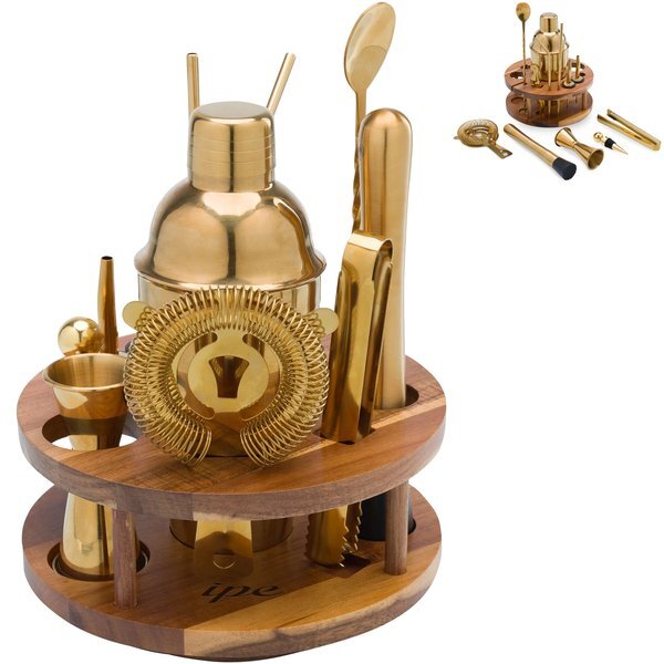 Carousel Lazy Susan Bar Set