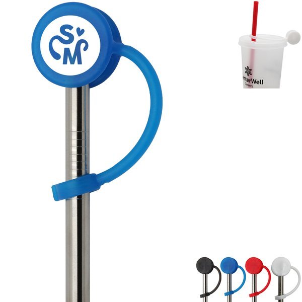 Tethered Design Straw Topper