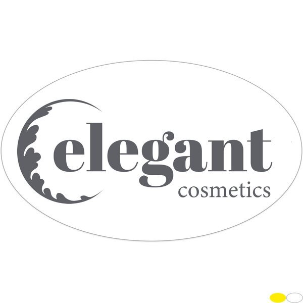 Oval Shape Custom Sticker - Gloss, 1-1/2" x 2-1/2"