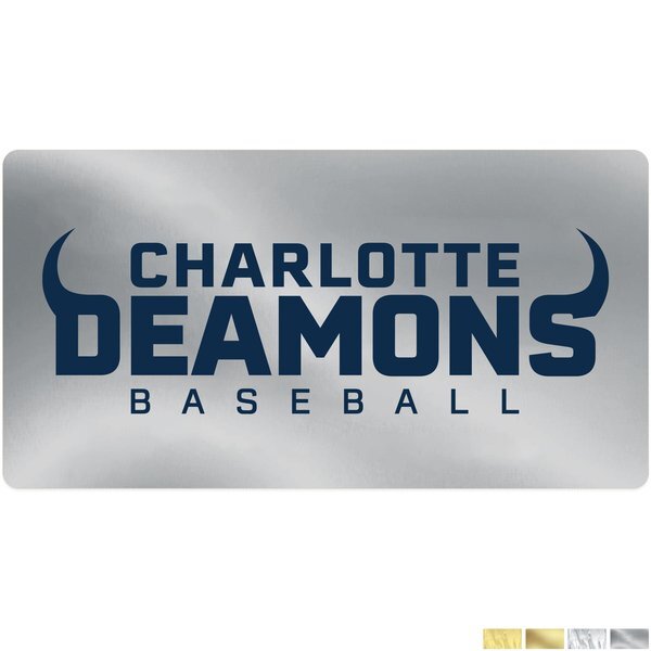 Rectangle Shape Custom Sticker - Foil, 5" or 5-1/4"