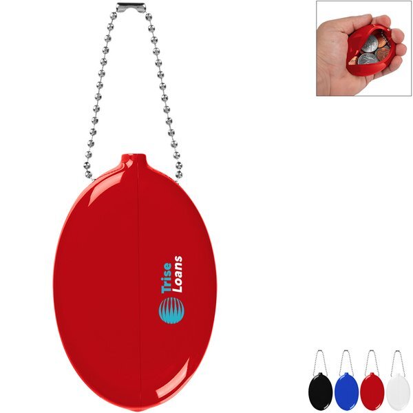 Old School Squeeze Coin Pouch Key Chain