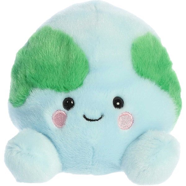 Planet Earth Globe Bean Bag Plush, 5"