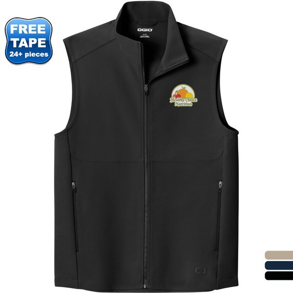 OGIO® Kinetic Poly/Spandex Men's Soft Shell Vest