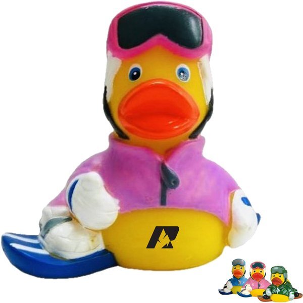 Snow Boarding Rubber Duck