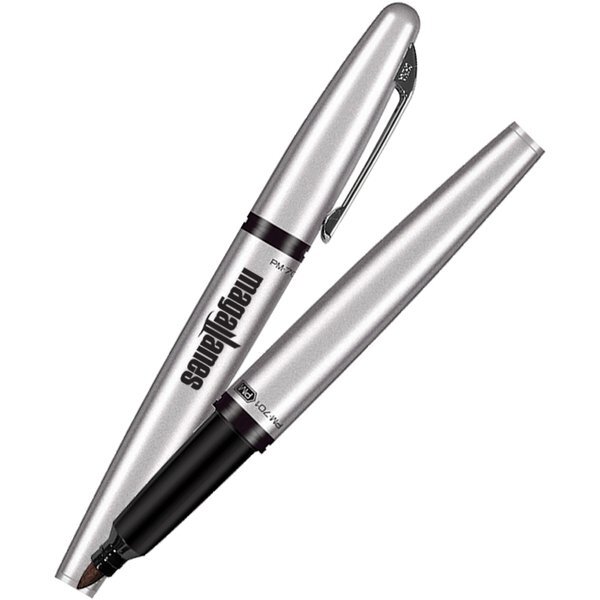 Zebra Stainless Steel Permanent Marker with Fine Tip