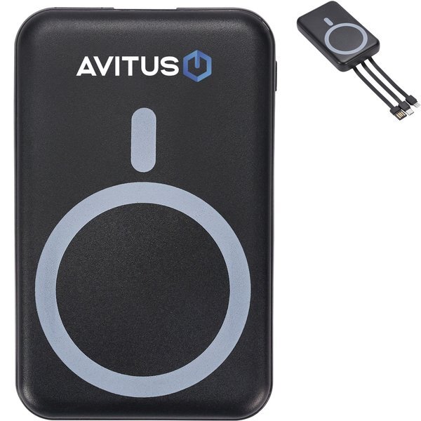 Wireless Charger & Power Bank, 10000mAh