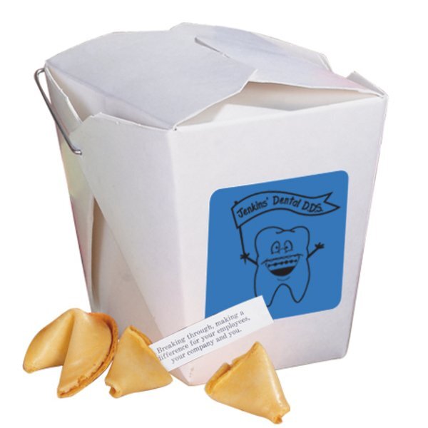 Take Out Fortune Cookie Container, 2 Cookies