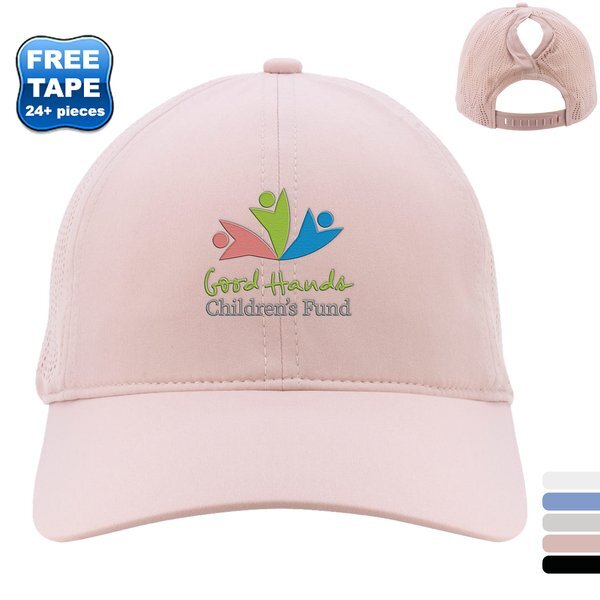 Infinity Her™ Perforated Performance Ladies' Ponytail Cap