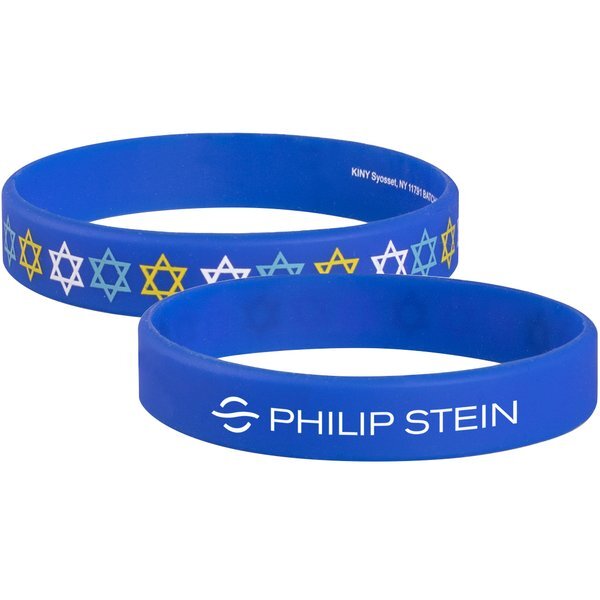 Hanukkah Silicone Wristband Bracelet