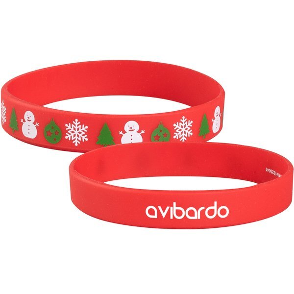 Christmas Silicone Wristband Bracelet
