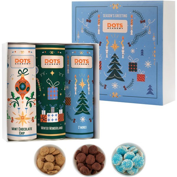 Crave Cookie Collection, 3 Tubes - S'mores, Mint Chocolate Chip & Winter Wonderland