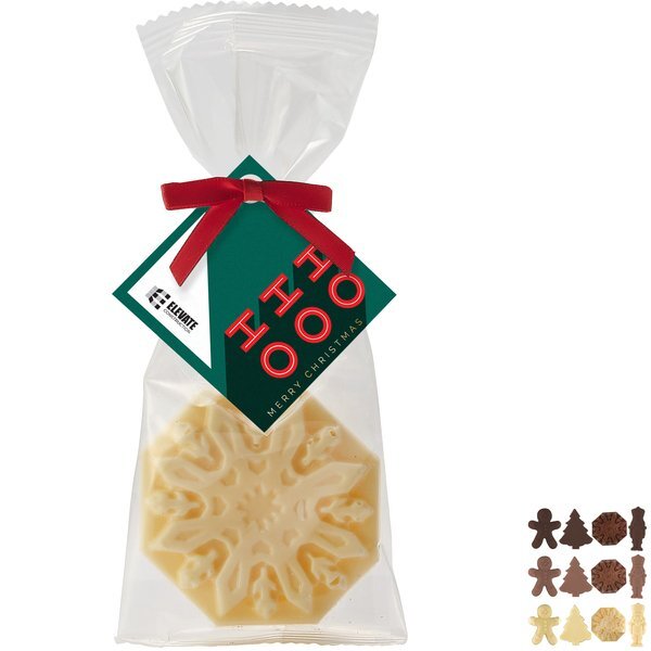 Belgian Chocolate Holiday Icons Favor Bag