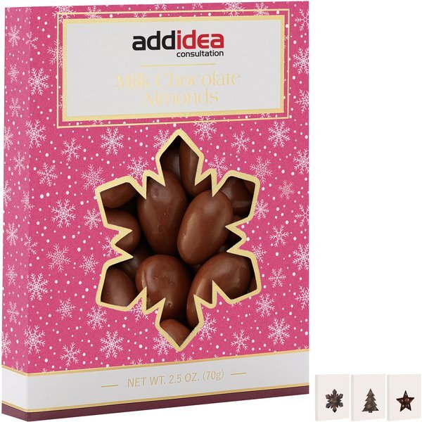 The Chic Treat Milk Chocolate Almonds Box