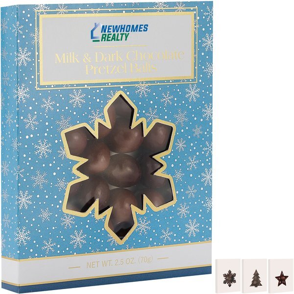 The Chic Treat Milk Chocolate Pretzel Balls Box