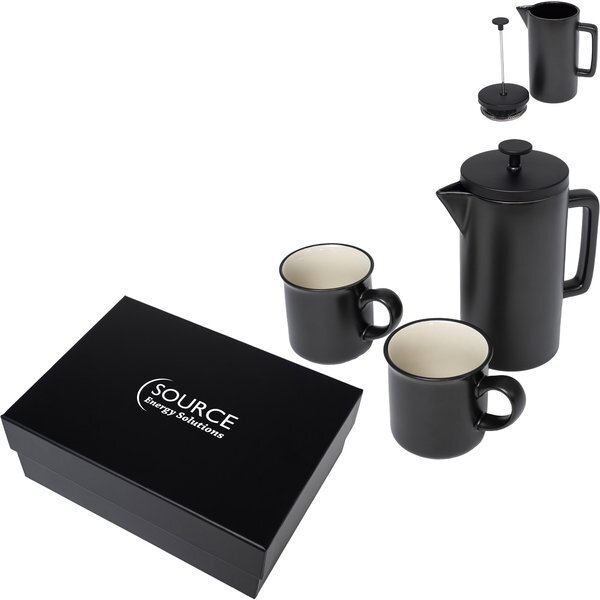 Highland Porcelain French Press Coffee Set
