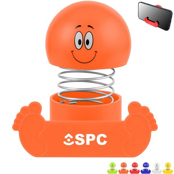 Smiley Bobble Head Phone Holder
