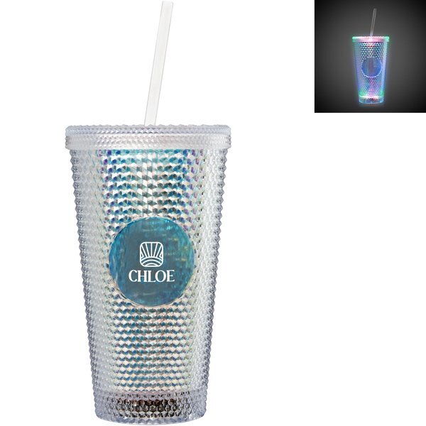 Light Up Diamond Tumbler, 16oz.