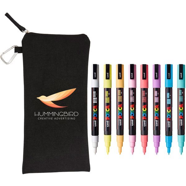 POSCA® 8-Piece Soft Fine Marker Set w/ Bag