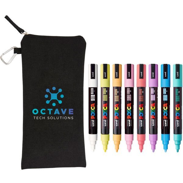 POSCA® 8-Piece Soft Medium Marker Set w/ Bag