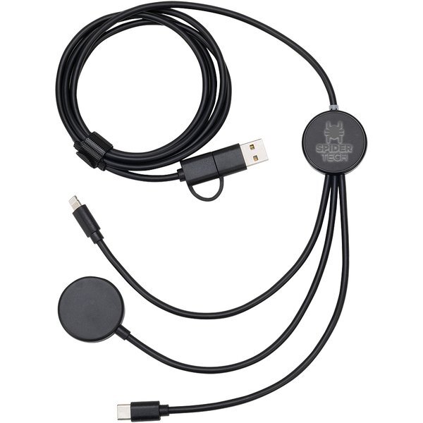 Infinity 5-in-1 48" Charging Cable w/ Watch Charger & Light-Up Logo