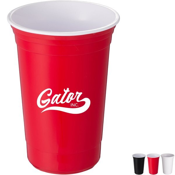 Varsity Double-Wall Party Cup, 16oz.