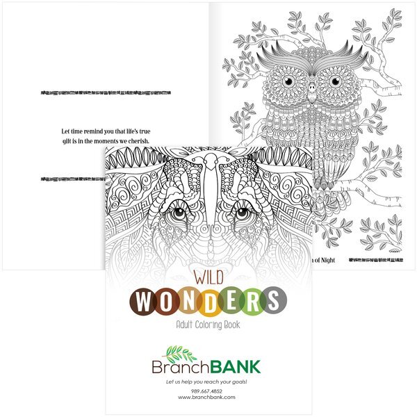 Good Value™ Wild Wonders Adult Coloring Book