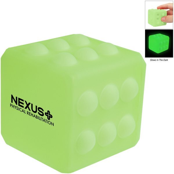 Glow-in-the-Dark Push Pop Cube