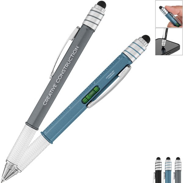 Spin Top rABS Stylus Ruler Pen
