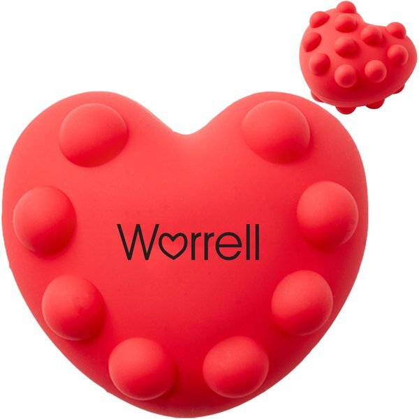 Heart Double-Sided Push Pop Toy